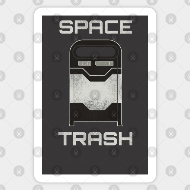 Space Trash Sticker by bryankremkau